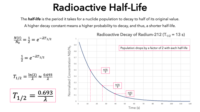 Half-life graph worksheet answer key