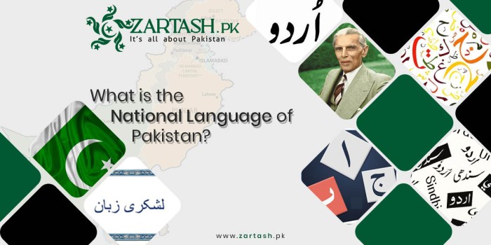 Official language of pakistan crossword