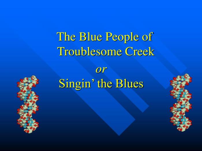 The blue fugates of troublesome creek worksheet